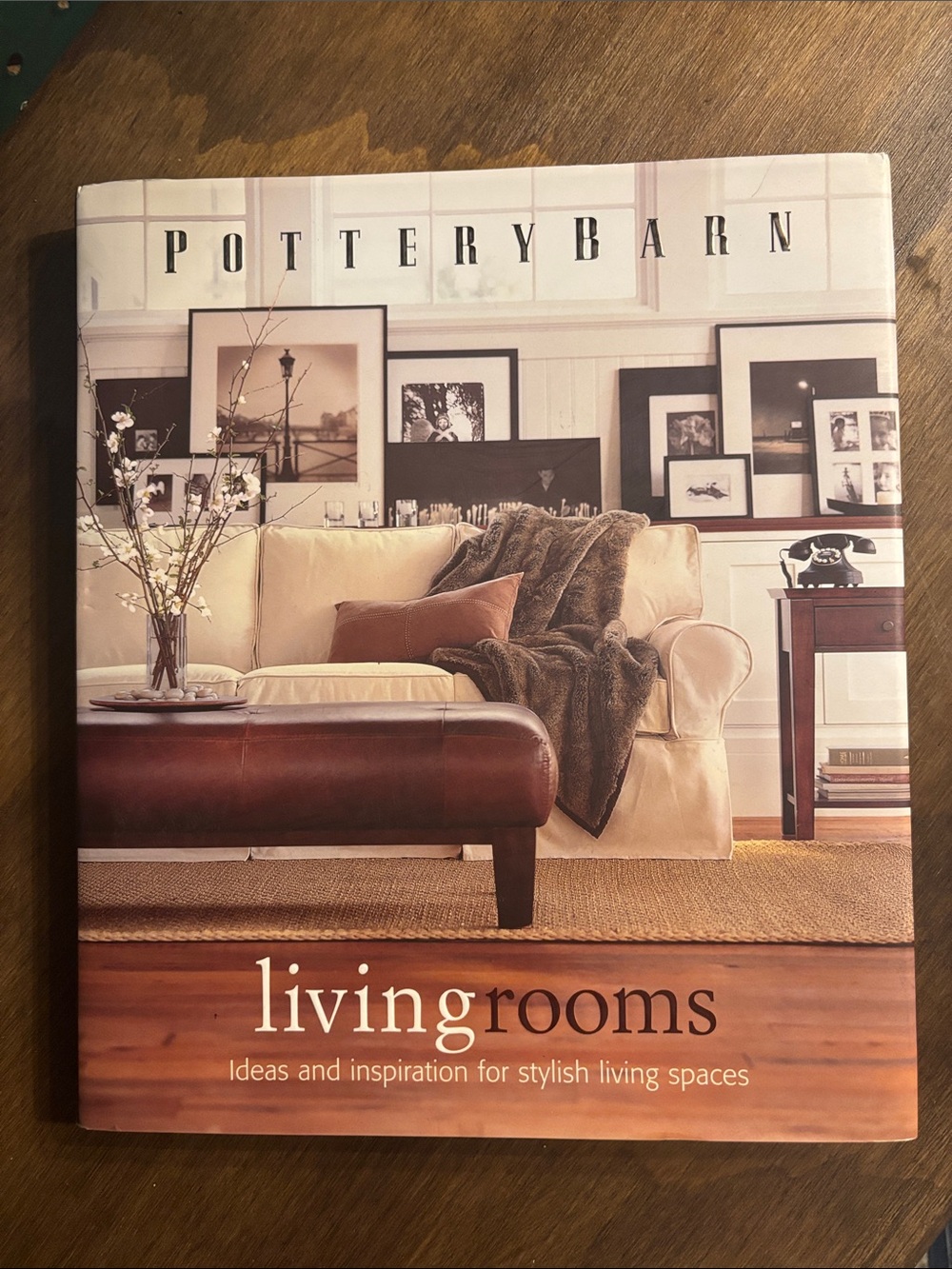 Pottery Barn Living Rooms 2003 Interior Design Decor Coffee Table Book